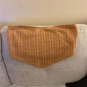 SHEIN Warm Brown Knit Fabric